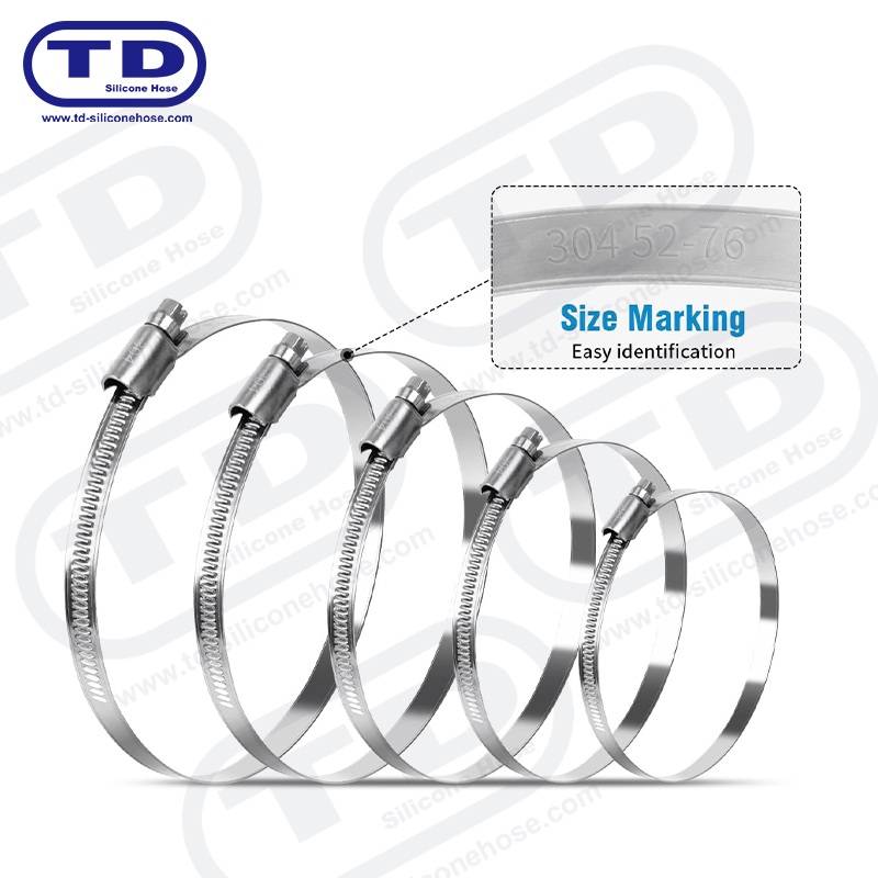 Jerman Jenis Worm Drive Hose Clamp