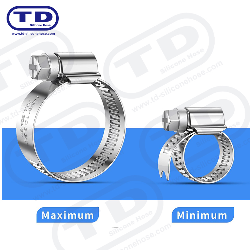 Jerman Jenis Worm Drive Hose Clamp