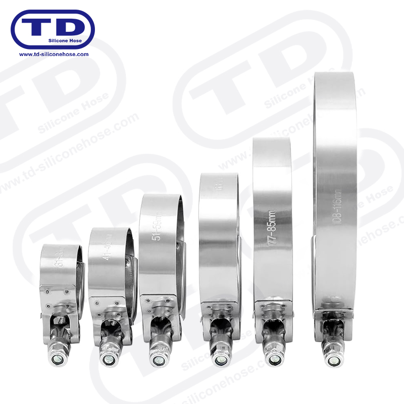 Pengapit hos silikon t-bolt tugas berat