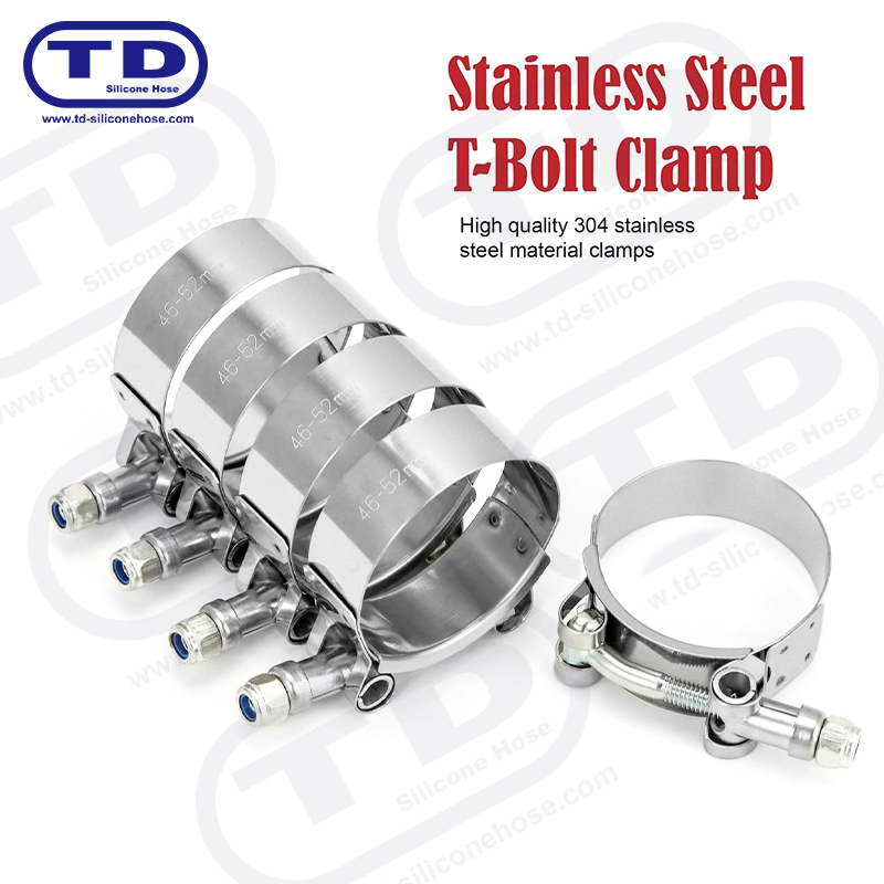 Pengapit hos silikon t-bolt tugas berat