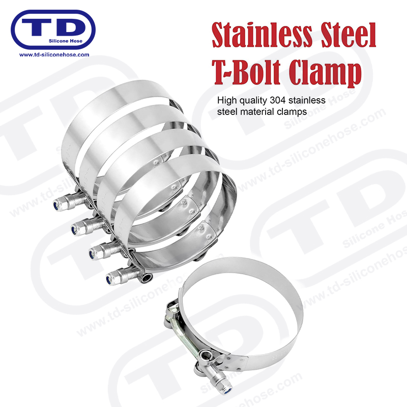Pengapit hos silikon t-bolt tugas berat