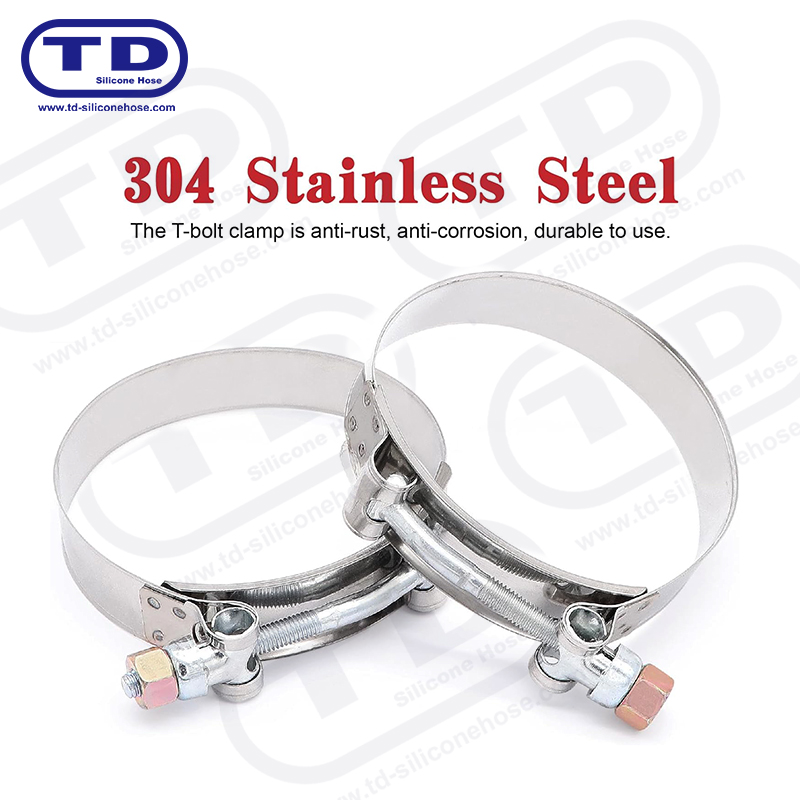 Pengapit hos silikon t-bolt tugas berat