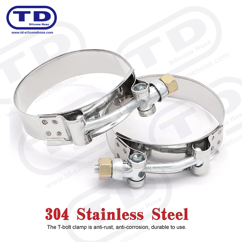 Pengapit hos silikon t-bolt tugas berat