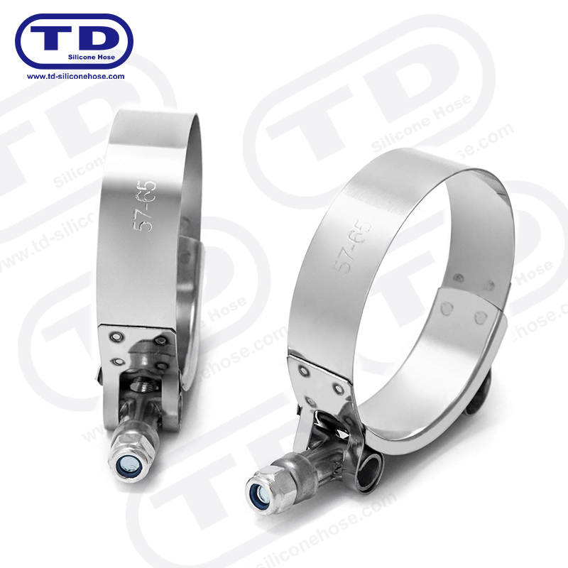Pengapit hos silikon t-bolt tugas berat
