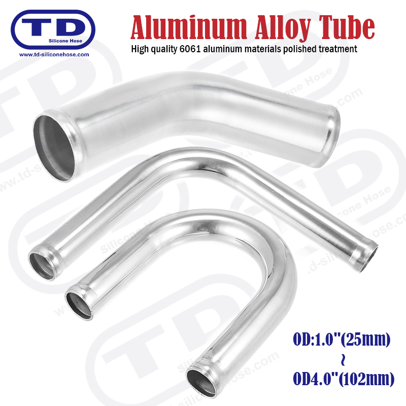 Paip aluminium 90 ° siku OD: 2.0 